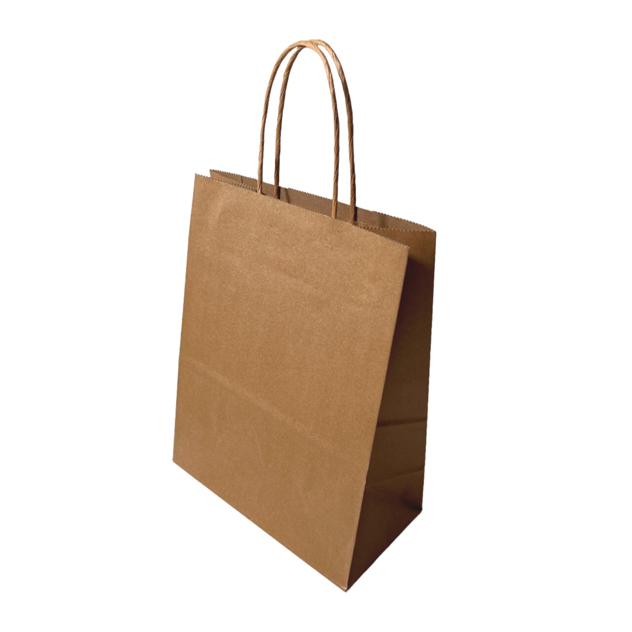 Ships From USA-100 Bags 8.25"x4.33"x10.6" Recycled Kraft Gift Bags, Brown Paper Gift Bags with Handles 100% Recyclable Paper Bags-USA STOCK